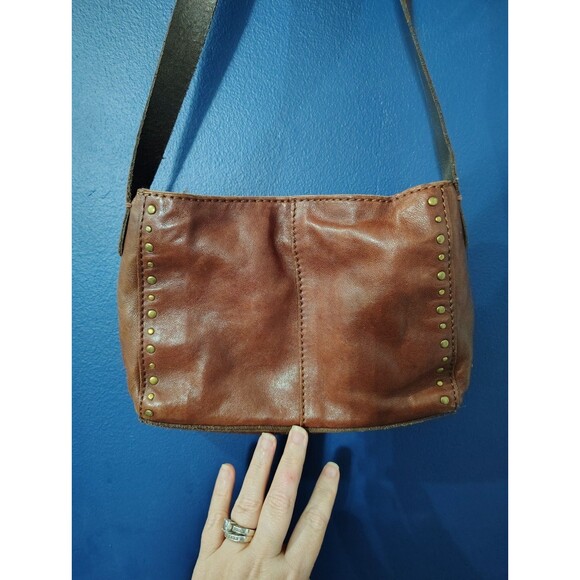 Lucky Brand Purse Crossbody Bag Distressed Boho Leather Bag - Picture 3 of 9